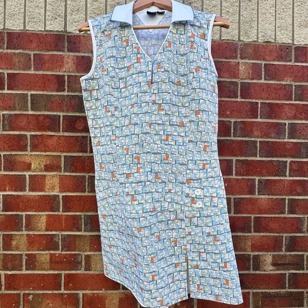 N’VO Lanctot Tennis Golf Dress Preppy Country Club Vacation Performance Stretch